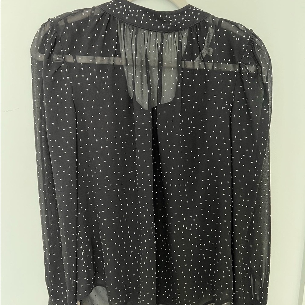 Crystal Veronica beard top